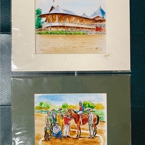 Equestrian Watercolor Art Prints